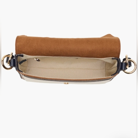 Cole Haan Chic Navy and Brown Women's Bag - Picture 5 of 6